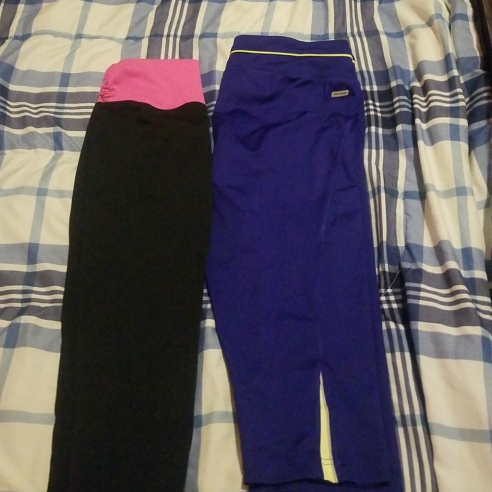 2 pair of capris athletic style